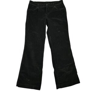 Gramicci Corduroy Pants‎ Women Black Wide Leg Flared Casual Outdoor Size 8
